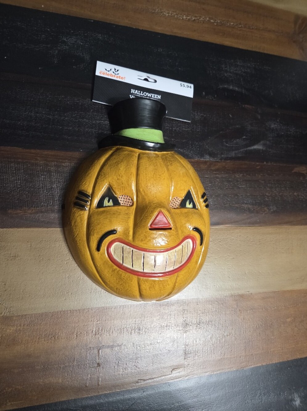 Vintage Style Pumpkin Mask